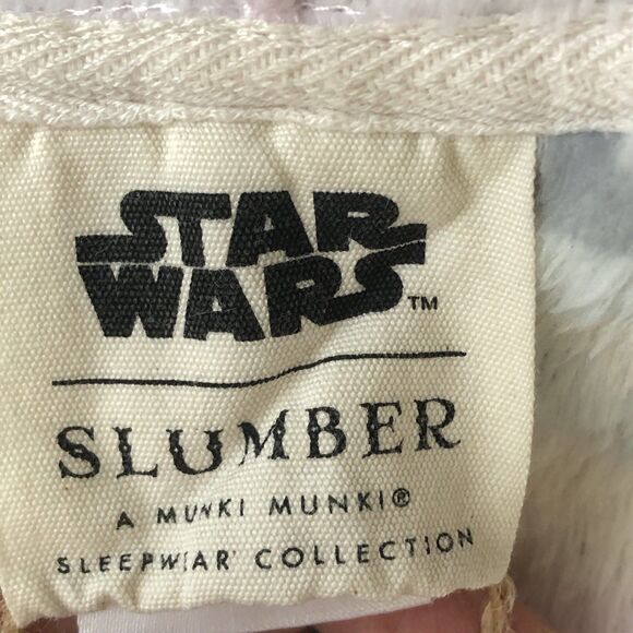 Munki Munki Women's Hooded Pockets One Piece Pajama Star Wars Front Zipper Small - Picture 4 of 16